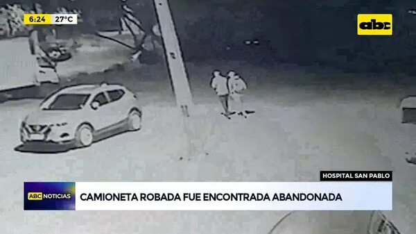 Video: Camioneta robada fue encontrada abandonada - ABC Noticias - ABC Color