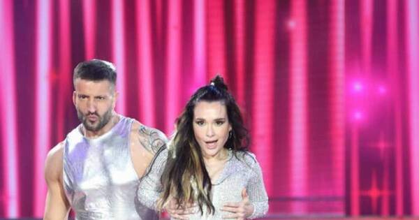 La Nación / ¡Tropezón no es caída! Lali González se divirtió en la pista del “Bailando”