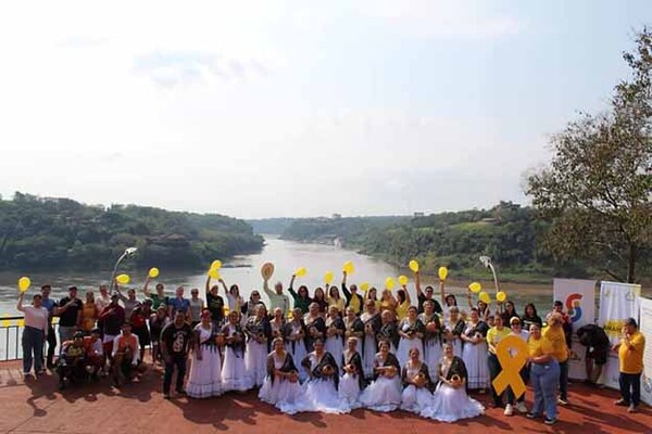 Realizaron evento simbólico en Hito Tres Fronteras por campaña de prevención del suicidio | DIARIO PRIMERA PLANA