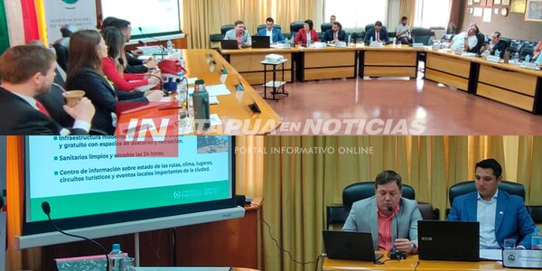 ENRIQUE HAHN PRESENTÓ EL PROYECTO “ESTACIÓN DE CARRETERA” EN LA JUNTA DEPARTAMENTAL - Itapúa Noticias
