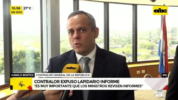 Video: Contralor expuso lapidario informe - ABC Noticias - ABC Color