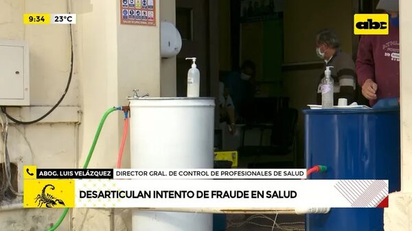 Video: Desarticulan intento de fraude en Salud - ABC Noticias - ABC Color