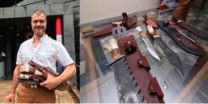Emprendedor exporta cuchillos a 17 países del mundo