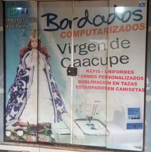 Bordados computarizados Virgen de Caacupé