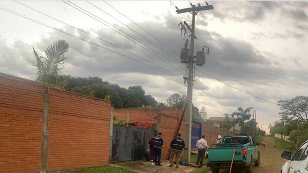 Joven murió electrocutado ¿al querer robar cables?