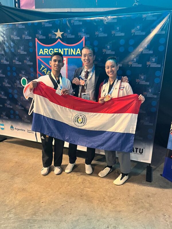 PARAGUAY COSECHA MEDALLAS DE PLATA Y BRONCE EN TORNEO INTERNACIONAL DE TAEKWONDO