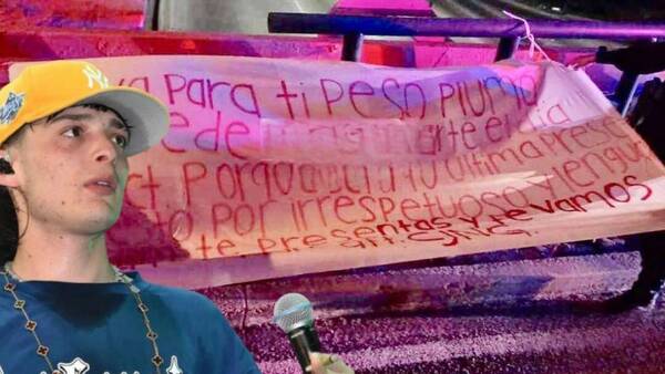"Peso Pluma" recibió amenazas en Tijuana
