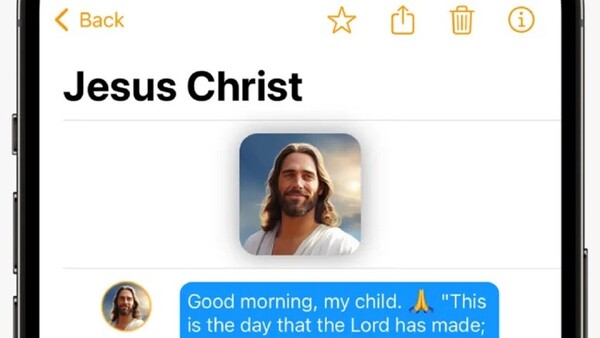 Chatea con Jesús, la app que simula una conversación con el hijo de Dios
