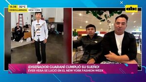 ¡Diseñador guaraní cumplió su sueño!: Éver Vera se lució en el New York Fashion Week - Ensiestados - ABC Color