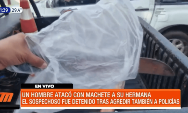 Atacó a su hermana con un machete | Telefuturo