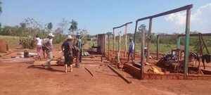 San Estanislao: fuerte viento y caída de granizos destruyeron viviendas y plantaciones agrícolas - Nacionales - ABC Color