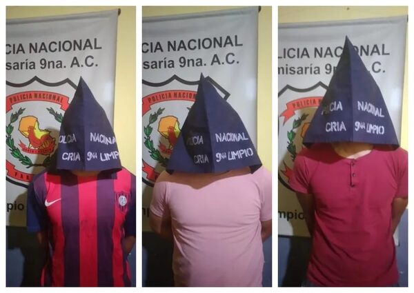 Tras control preventivo, policía detiene a gavilla de malvivientes - Policiales - ABC Color