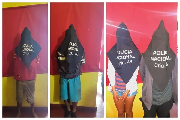 Cuatro personas fueron aprehendidas tras denuncia de robo en Luque - Policiales - ABC Color