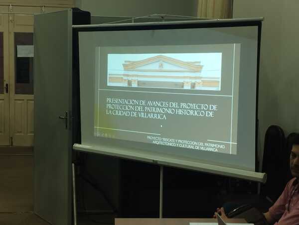 Presentan avances del proyecto de protección del Patrimonio Histórico de la ciudad de Villarrica.