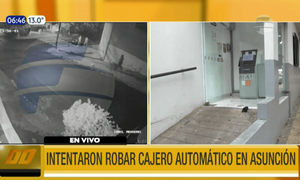 Intentaron robar otro cajero en Asunción | Telefuturo