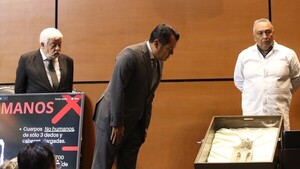 ¿Vida extraterrestre? En México presentan cuerpos no humanos en el Congreso