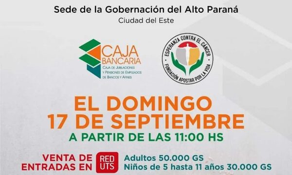 Bank-quete solidario será este domingo