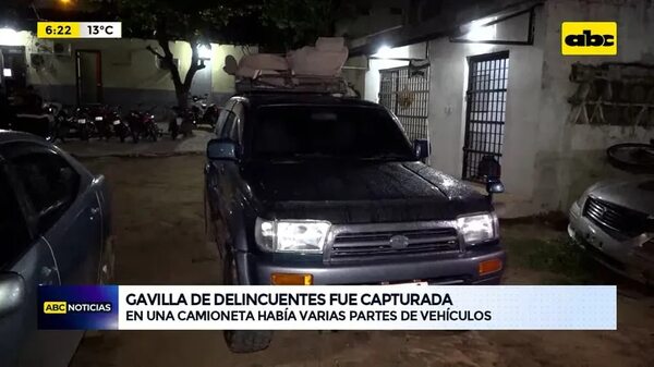 Video: Gavilla de delincuentes fue capturada - ABC Noticias - ABC Color