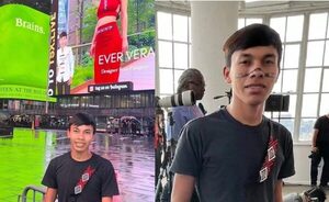 Prendas del diseñador Mbya aparecen en el Time Square de Nueva York - Noticiero Paraguay