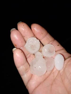 REPORTAN CAÍDA DE GRANIZOS DURANTE LLUVIAS EN ENCARNACIÓN