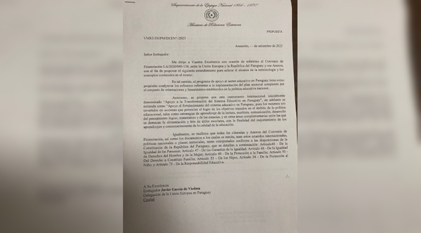 Diario HOY | Los puntos que incluye la propuesta de adenda para modificar convenio con la UE