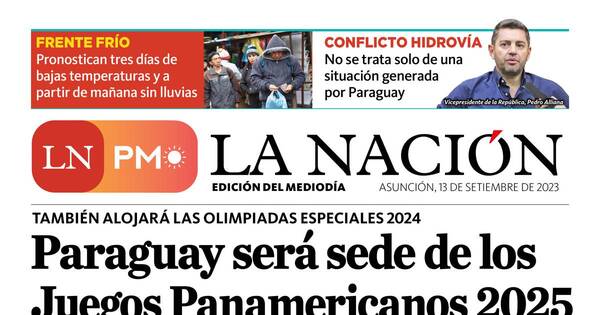 La Nación / LN PM: edición mediodía del 13 de setiembre