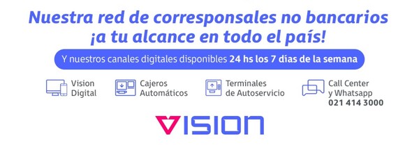 Visión Banco cuenta con más de 10.000 corresponsales no bancarios para estar cerca de sus clientes - trece
