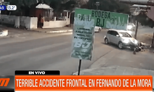 Terrible accidente frontal en Fernando de la Mora | Telefuturo