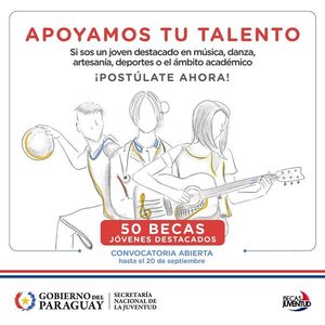 Unos 50 jóvenes destacados podrán acceder a becas de la Secretaría Nacional de la Juventud