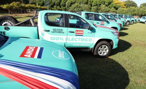 La ANDE proyecta aumentar su flota de vehículos 100% eléctricos