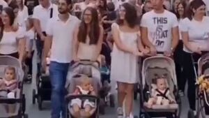 Viral: aplauden gran desfile del “Orgullo Familiar” en Serbia