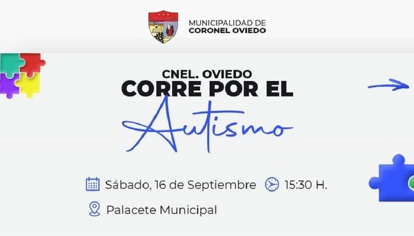 Coronel Oviedo correrá por el Autismo este sábado