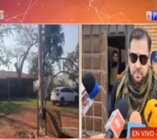 Allanan vivienda de supuesto autor moral de asalto con toma de rehén - Paraguay.com