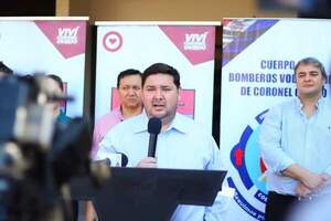 Bomberos de Coronel Oviedo recibieron aporte de la Municipalidad