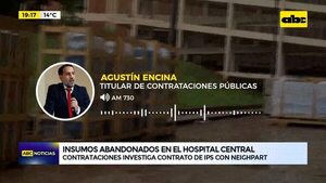 Video: Contrataciones investiga contrato de IPS con Neighpart - ABC Noticias - ABC Color
