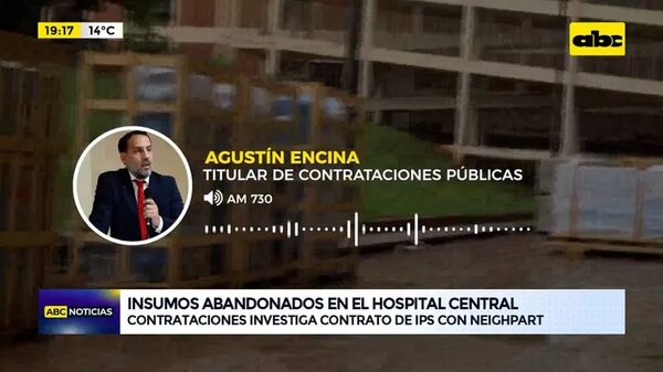 Video: Contrataciones investiga contrato de IPS con Neighpart - ABC Noticias - ABC Color