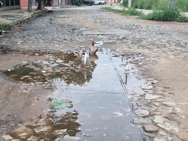 Pérdida de agua de la Essap en Villa Aurelia - Crónicas Ciudadanas - ABC Color