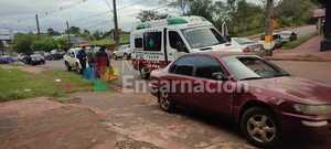 Grave accidente en la Ruta 14 de Cambyreta deja a motociclista herido