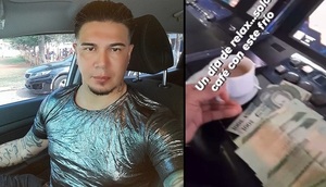 Una más de Lazaga, ahora ostenta dinero desde un casino - Teleshow