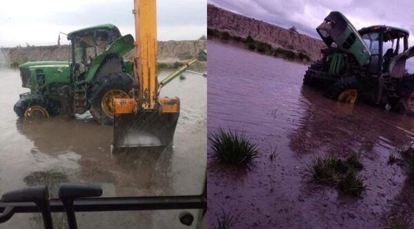 Operarios mueren tras hundimiento de tractor en un arrozal