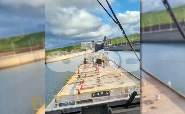 Barcaza paraguaya retenida por Argentina: “Dijeron que ellos son los encargados de la navegación y seguridad en la represa” - Nacionales - ABC Color