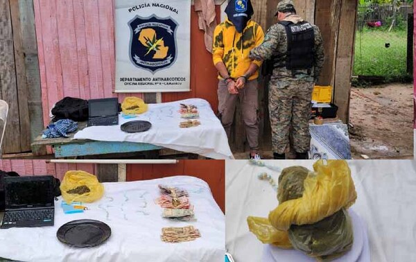 Detienen a supuesto microtraficante en el Asentamiento San Miguel de Coronel Oviedo – Prensa 5
