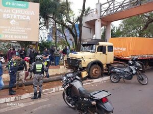 Agente del Grupo Lince resulta lesionado en accidente - ABC en el Este - ABC Color