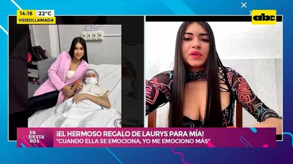 Video: ¡El hermoso regalo de Laurys para Mía! - Ensiestados - ABC Color