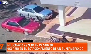 Millonario asalto en Caaguazú | Telefuturo