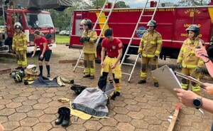 Bomberos de CDE realizan lanzamiento de colecta anual