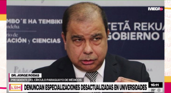 Presidente del Círculo de Médicos pide que se intervenga el CONES por habilitar carreras sin condiciones mínimas - Megacadena