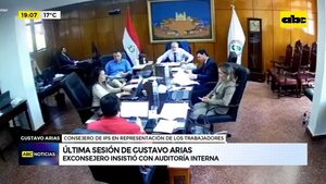 Ultima sesión de Gustavo Arias: exconsejero insistió con auditoria interna - ABC Noticias - ABC Color