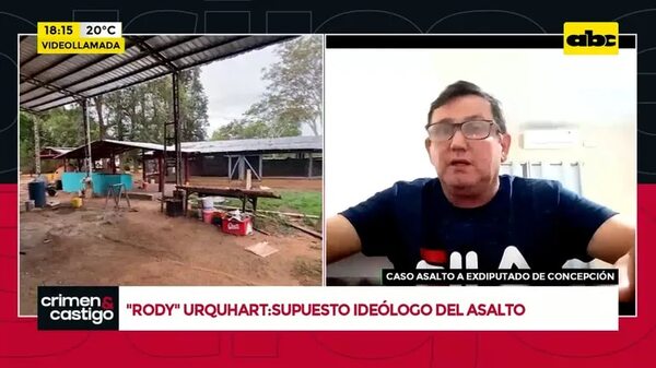Caso asalto a exdiputado: el prófugo Rodolfo Urquhart da su versión - Crimen y castigo - ABC Color