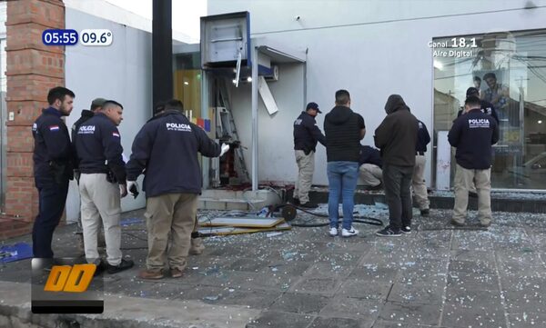 Sistema de entintado frustró robo de cajero en Fernando de la Mora | Telefuturo